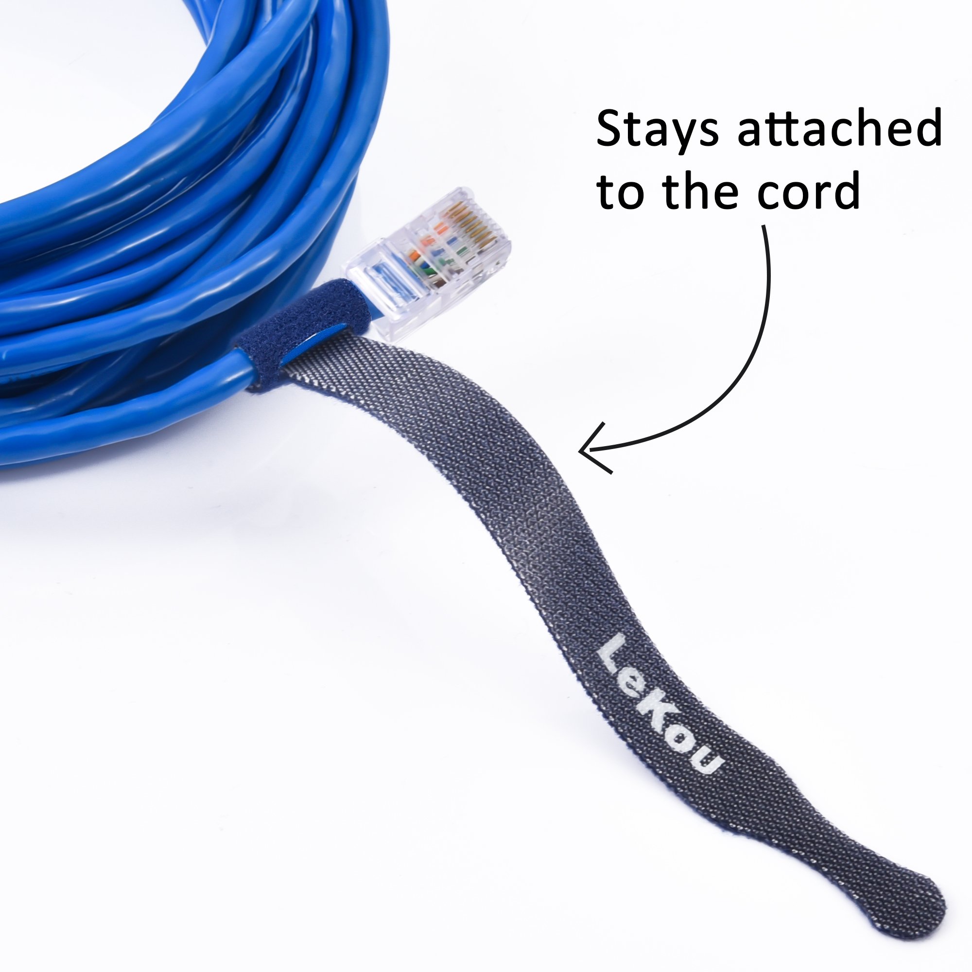 Low price Double Side Cable Hook Loop Back to Back Self-Locking hook loop Fixable Soft Cable Ties with Logo Printed