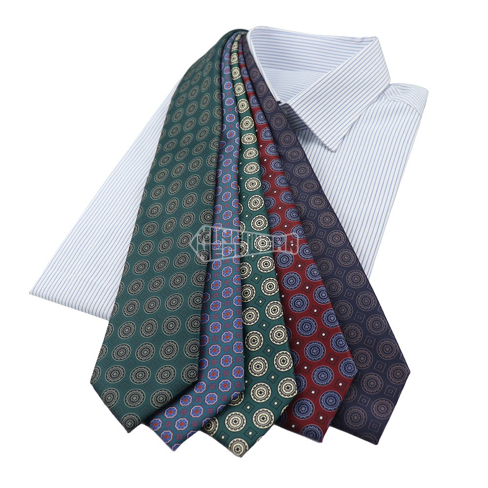 Luxury Business Custom Neck Ties 100 Twill 16 Momi Digital Printing Silk Geometric Accessories Tie