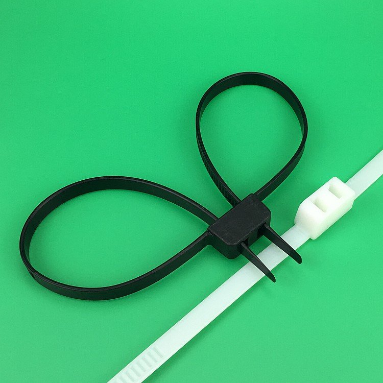 12x700mm OUORO self locking plastic nylon handcuffs cable tie