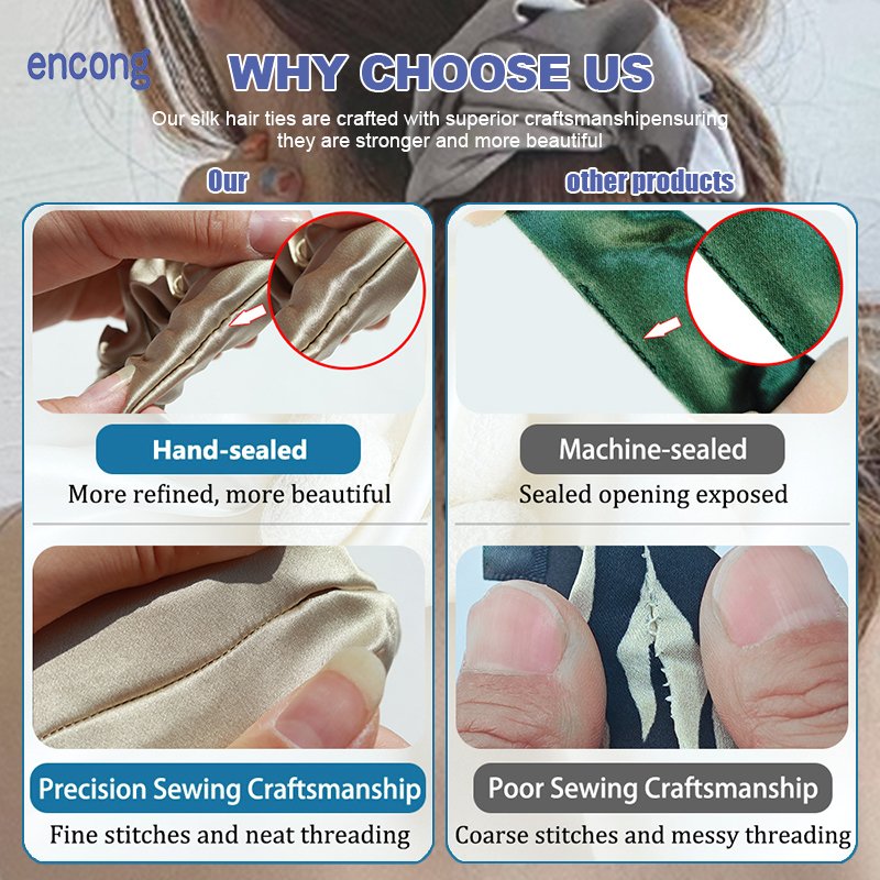Fashion Women Hair Accessories Elastic Silk Hair Ties Ponytail Holder Girls Big Sleep Hairbands Soft Satin Hair Scrunchies