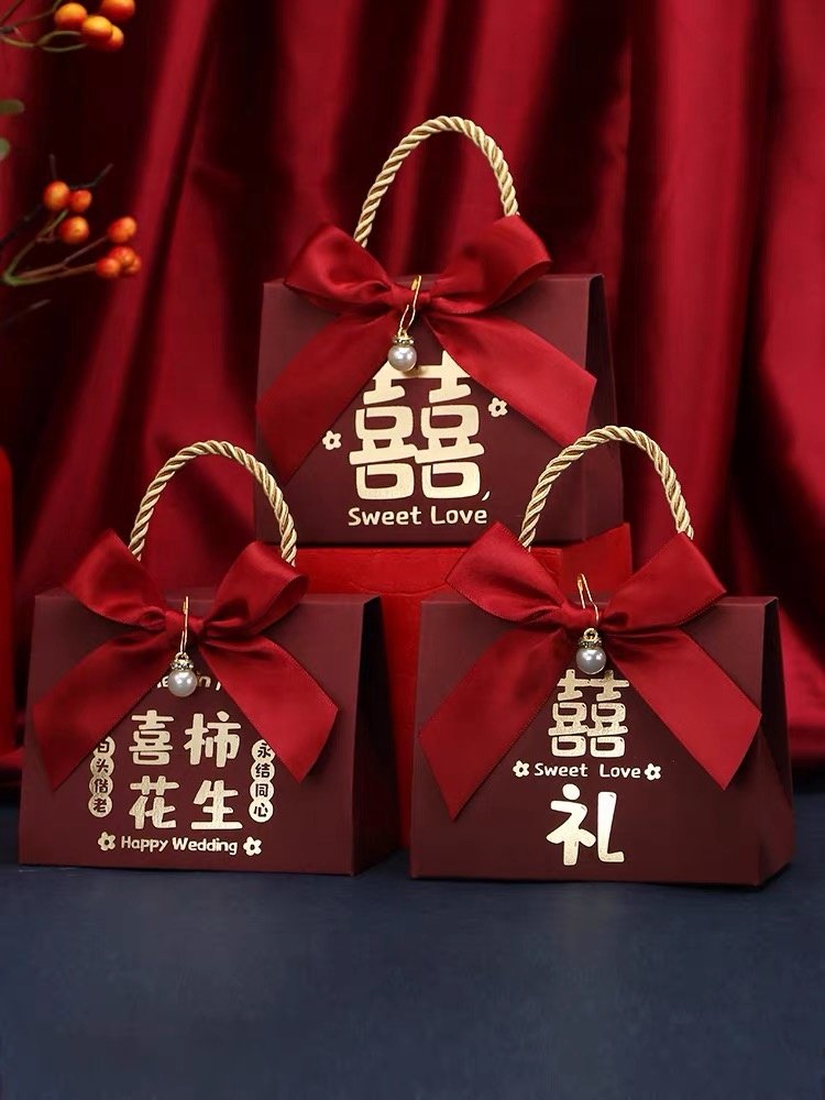 OKAY Wholesale Custom 2 Inch Shopping Bag Gift Box Ribbon Bows For Christmas Day Decoration