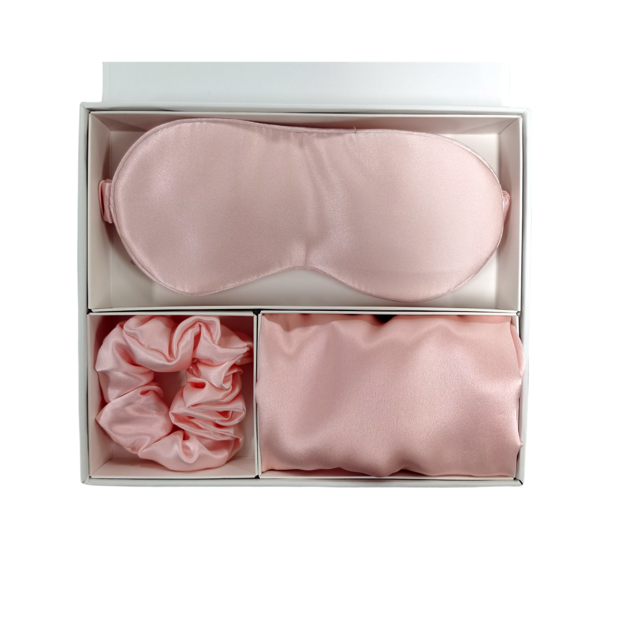 rts silk Gift set pillow case cover scrunchies sleep mask eyemask 100% 6A Mulberry silk pillowcase gift set with box