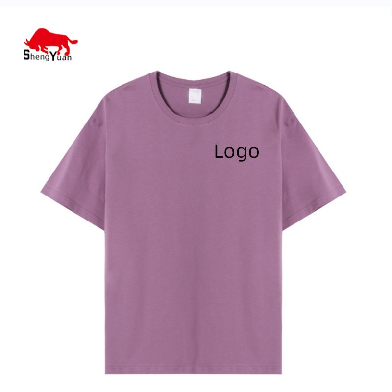 190gsm 100% Cotton Customized Logo Printed Blank Tshirts Wholesale Plain Women T Shirt