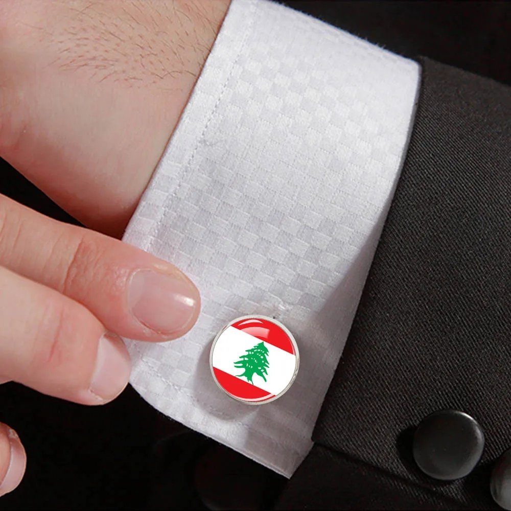 Factory 287 Country Flag Cufflink and Tie Clip Set Custom Design Sleeve Button Cuff Links Mens Cufflinks Tie Clips Set for Men