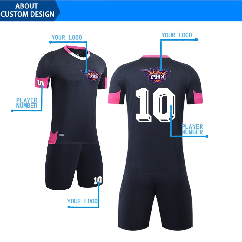 High Quality Polyester Custom Made Football Shirts Soccer Jersey Team Set Uniform Customized Soccer Jersey