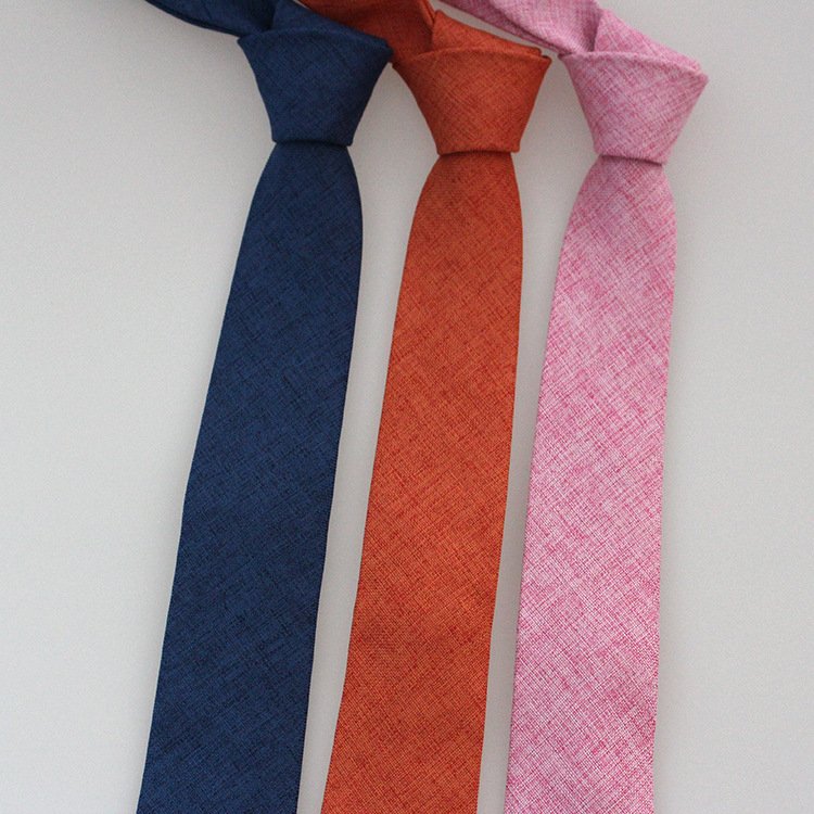 new design mens casual business ties solid color neckties with high quality