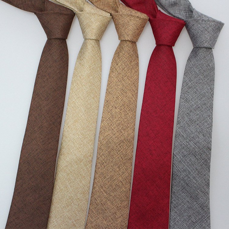 new design mens casual business ties solid color neckties with high quality