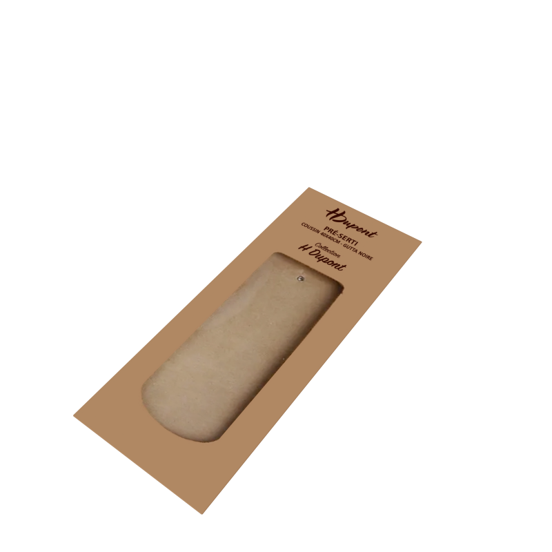 Custom Brown Packaging Silk Tie Necktie Envelope Boxes With PVC Window Shawls Kraft Paper Box