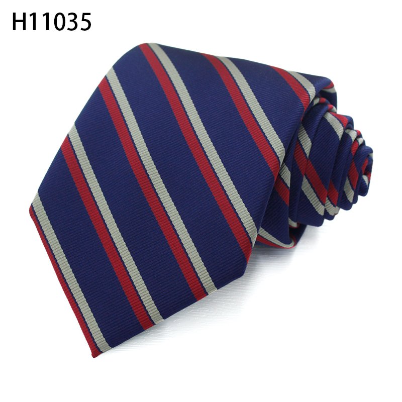 School Classic Stripe Designs Mens Polyester Neckties Student Uniform Ties Education Wear Accessory Young Man Neckties