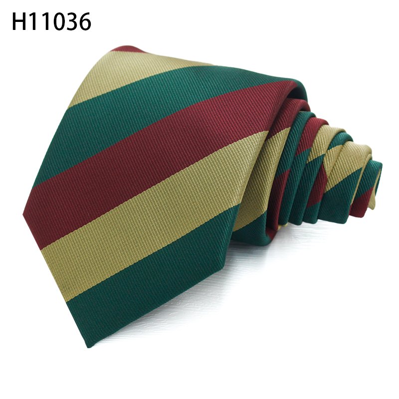 School Classic Stripe Designs Mens Polyester Neckties Student Uniform Ties Education Wear Accessory Young Man Neckties