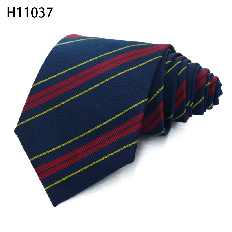 School Classic Stripe Designs Mens Polyester Neckties Student Uniform Ties Education Wear Accessory Young Man Neckties