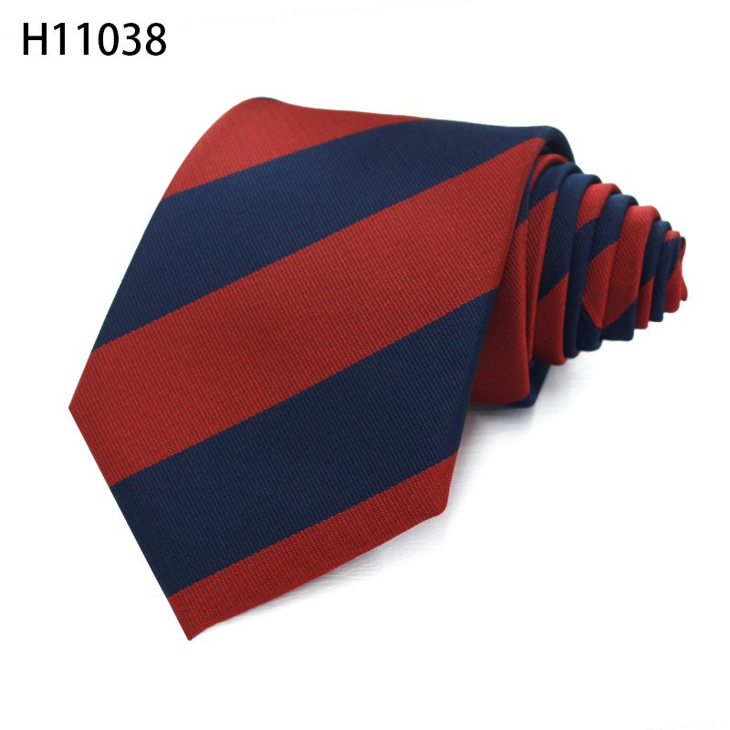 School Classic Stripe Designs Mens Polyester Neckties Student Uniform Ties Education Wear Accessory Young Man Neckties