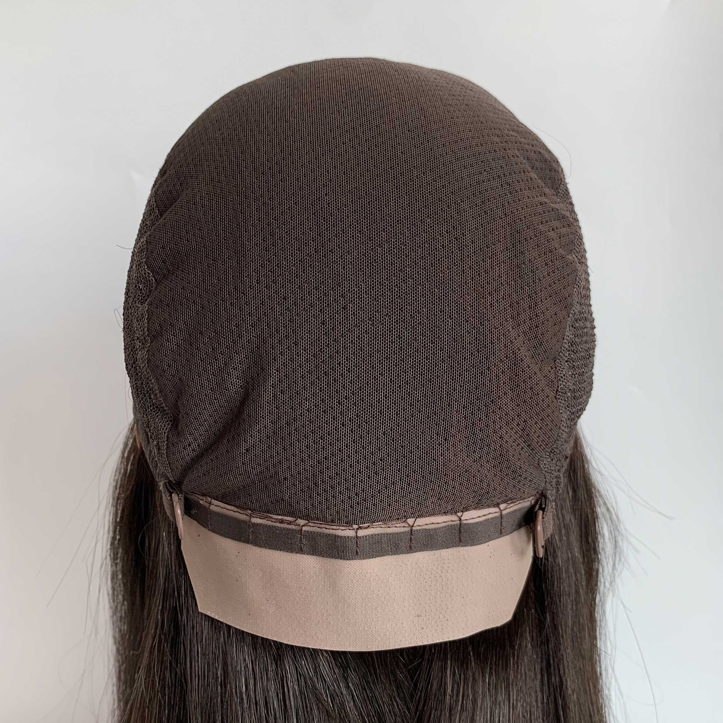 Fasimei New Design Natural Color Human Hair Euro Lace Mono Medical Wig Lace Wig For Cancer And Alopecia Patients Silk Top Wig