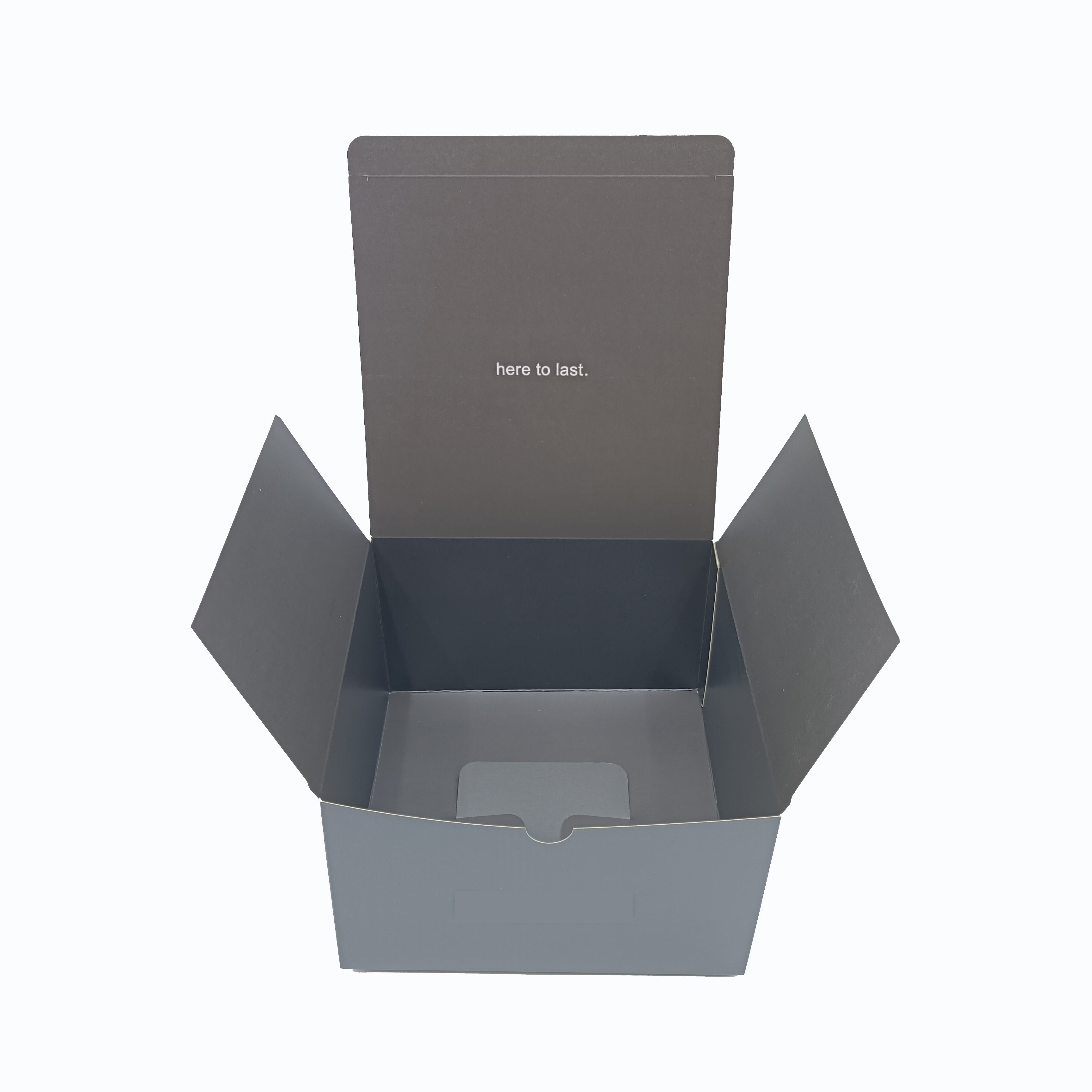 Biodegradable Colored Flat Baseball Cap Corrugated Mailer Paper Boxes For Cardboard Packaging