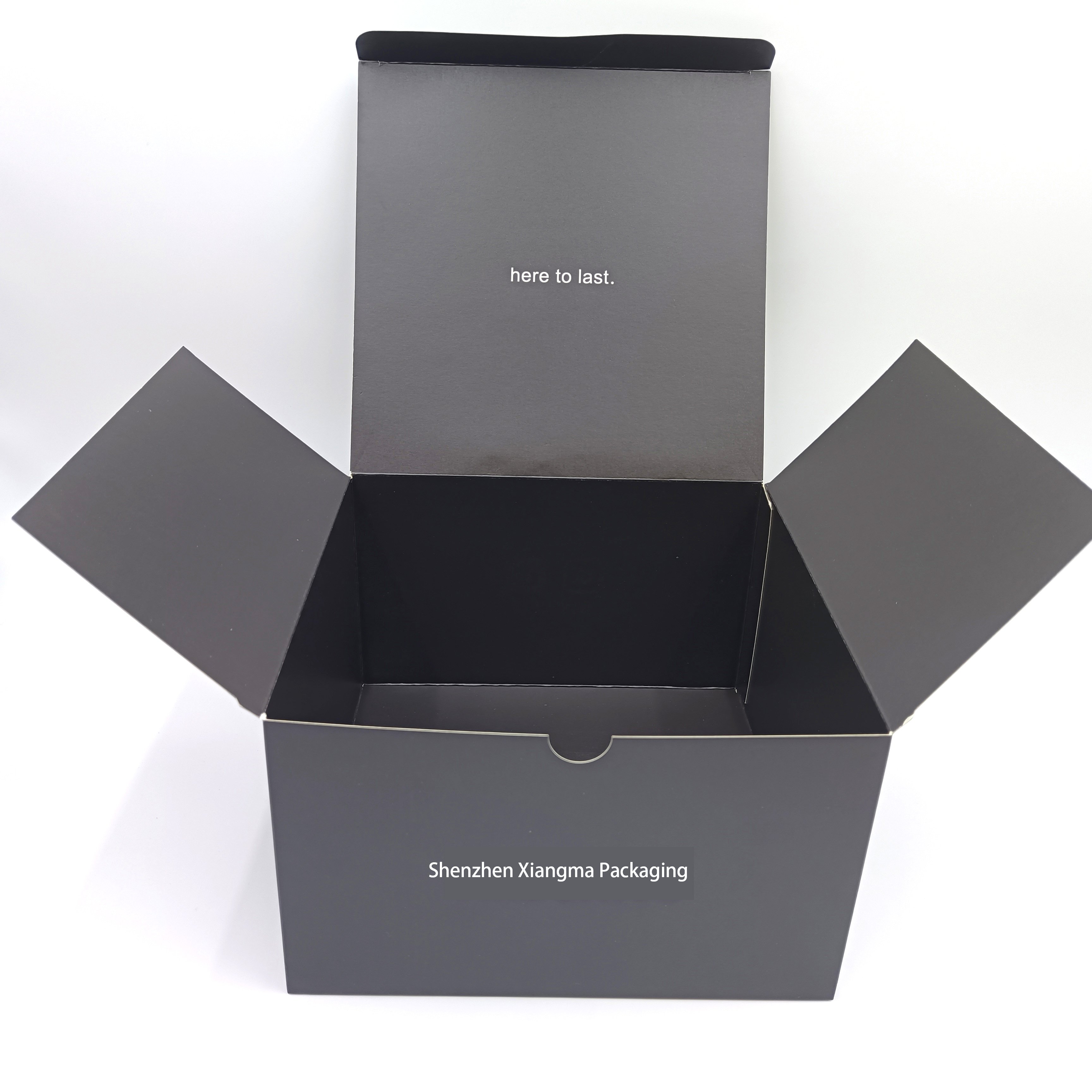 Biodegradable Colored Flat Baseball Cap Corrugated Mailer Paper Boxes For Cardboard Packaging