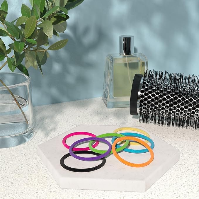 Customize Logo No Damage Elastic Hair Ties in Assorted Colors Multicolor for Women and Men