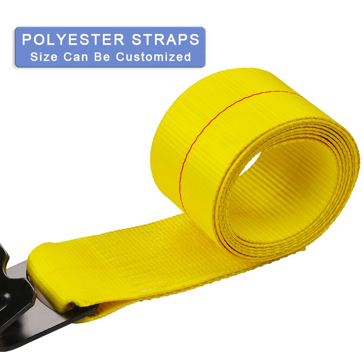 5Cm*10M 3T Ratchet Cargo Lashing Strap/Car Truck Binding Belt/Tie Down Strap