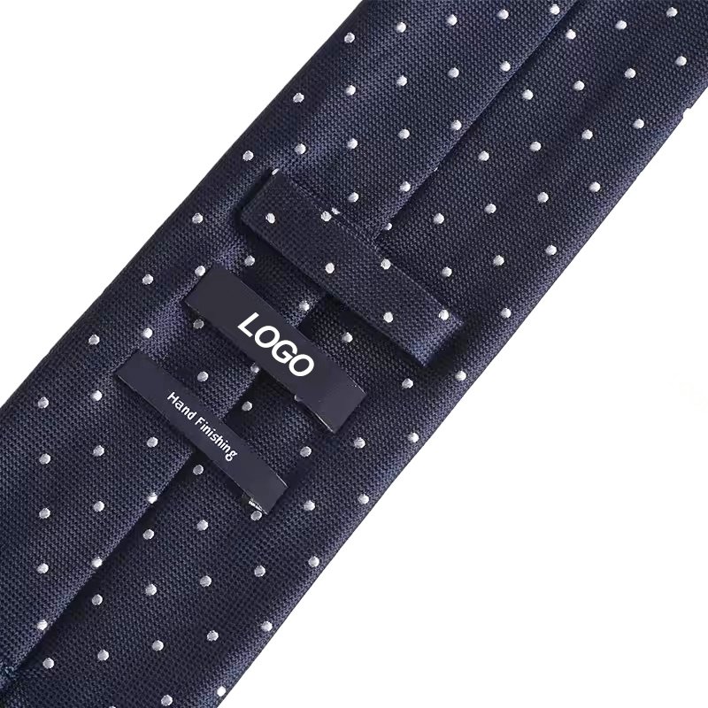 2024 Hot Selling Custom Logo Multicolor Polka Dot Silk Tie Low Price Best Design Business Woven Jacquard Neck Ties For Men