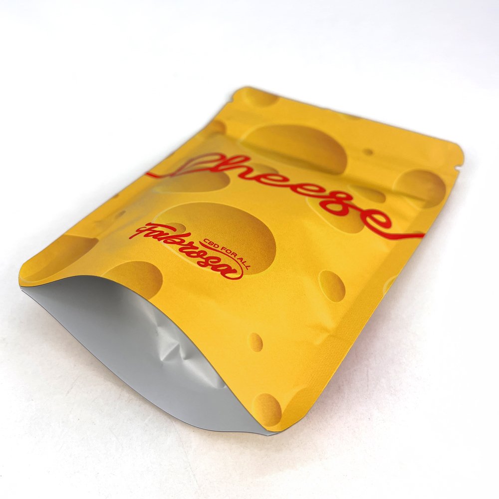 Digital printed 3.5g plastic resealable cookie stand up mylar bag cookie package