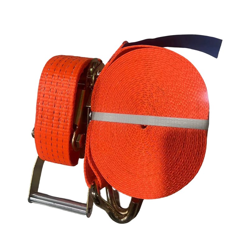 Heavy Duty 6T Load Tie Down Restraint Cargo Lashing Secure Belt Ratchet Straps