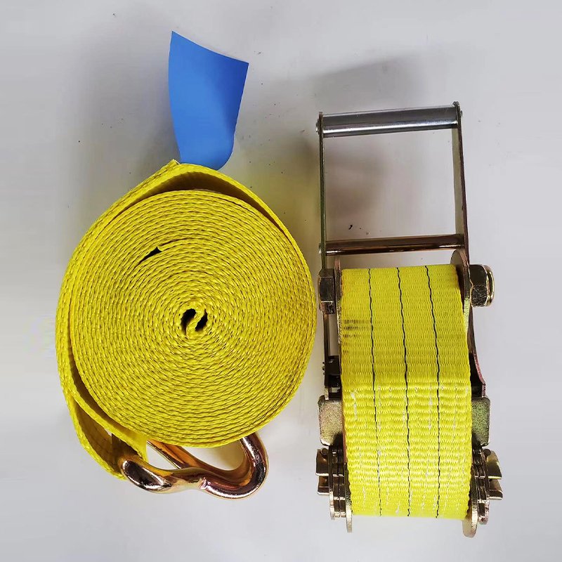 Heavy Duty 6T Load Tie Down Restraint Cargo Lashing Secure Belt Ratchet Straps