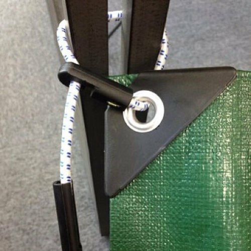32cm Latex Thread Toggle Ties Good Quality Elasticated Shock Cord Ties Used For Construction And Fix Scaffold Sheet