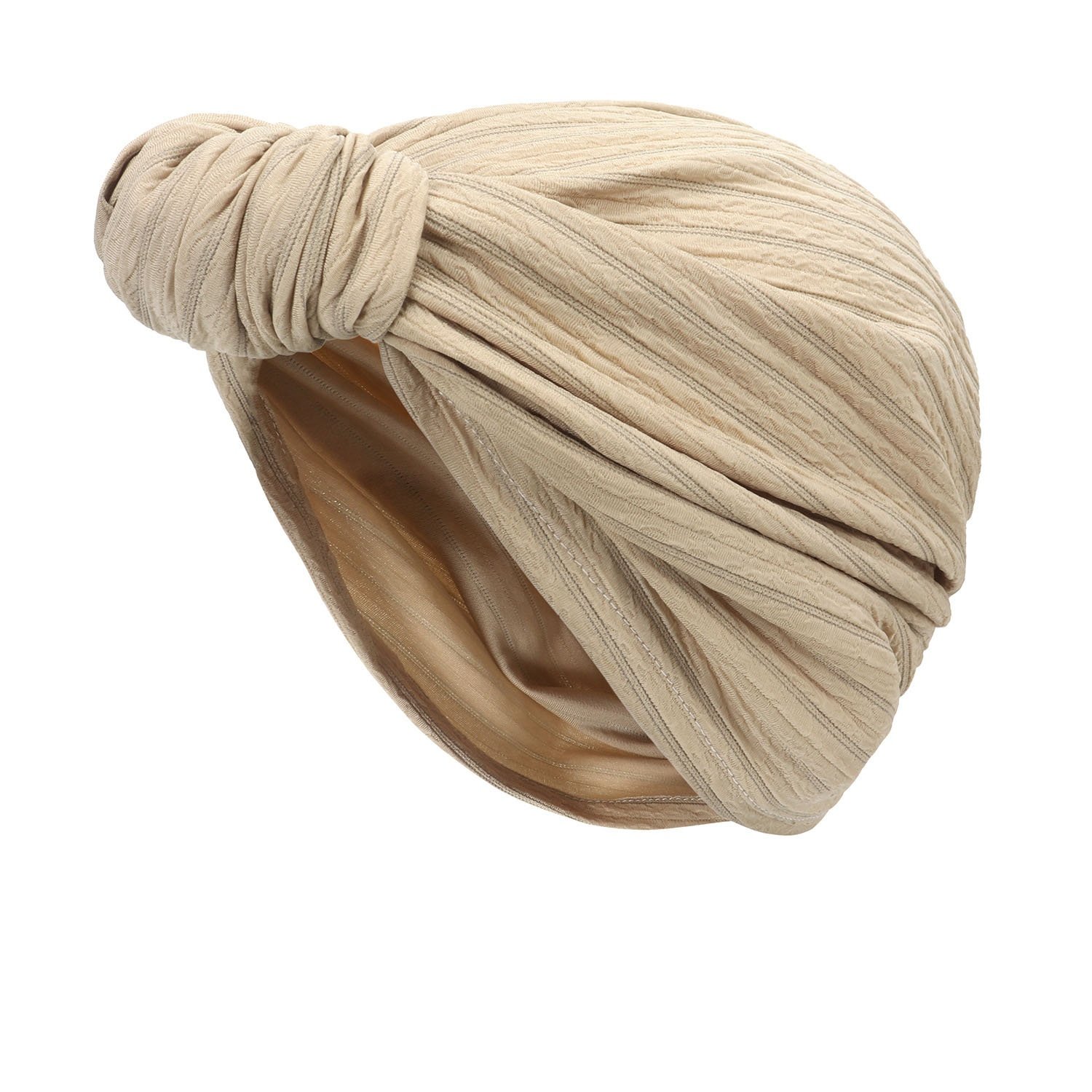 WD-A1335 Women Turban,Beanie Hats,Indian Hats Head Wraps,African Turban Knot Pre-Tied Bonnet Beanie Cap for Women