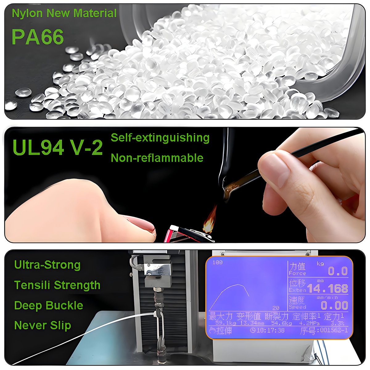 7.2*150mm High Quality Reusable Plastic Nylon Releasable Zip Tie X08 Push Mount Cable Ties
