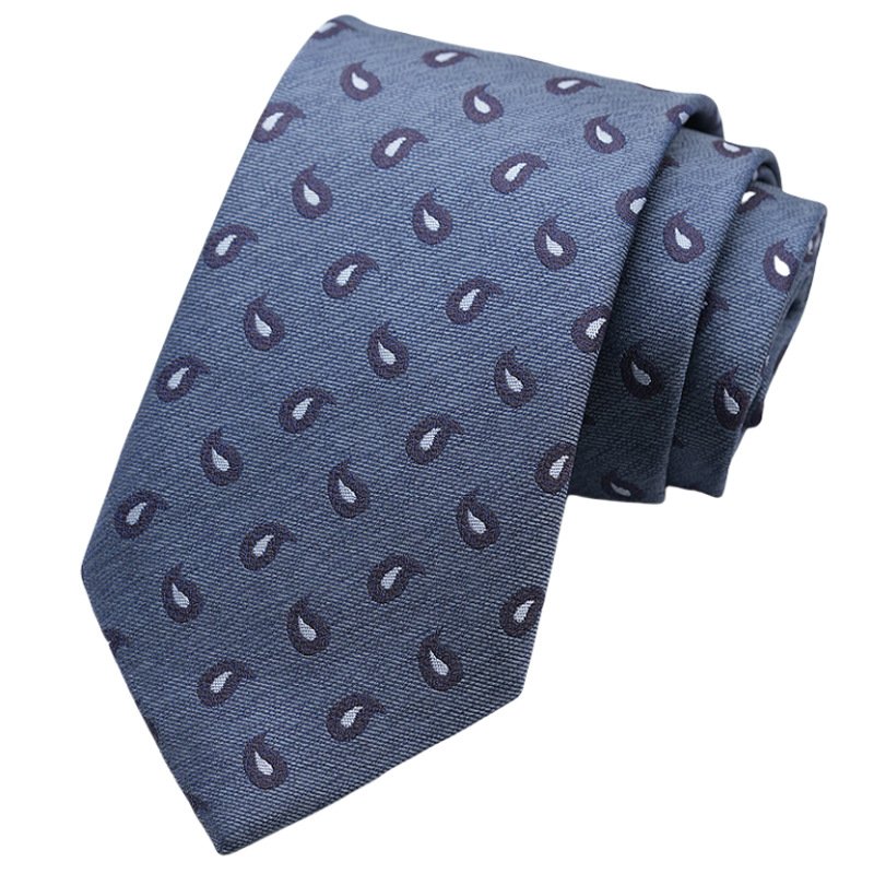 Tie men's suit style retro gentleman 8CM hand type business student work professional wear