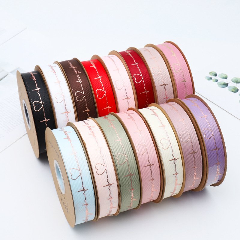 Luxury Fashion Accessories 2.5cm*50Y Hand-Tied Ribbon Bowknot Bows for flower gift wrapping material