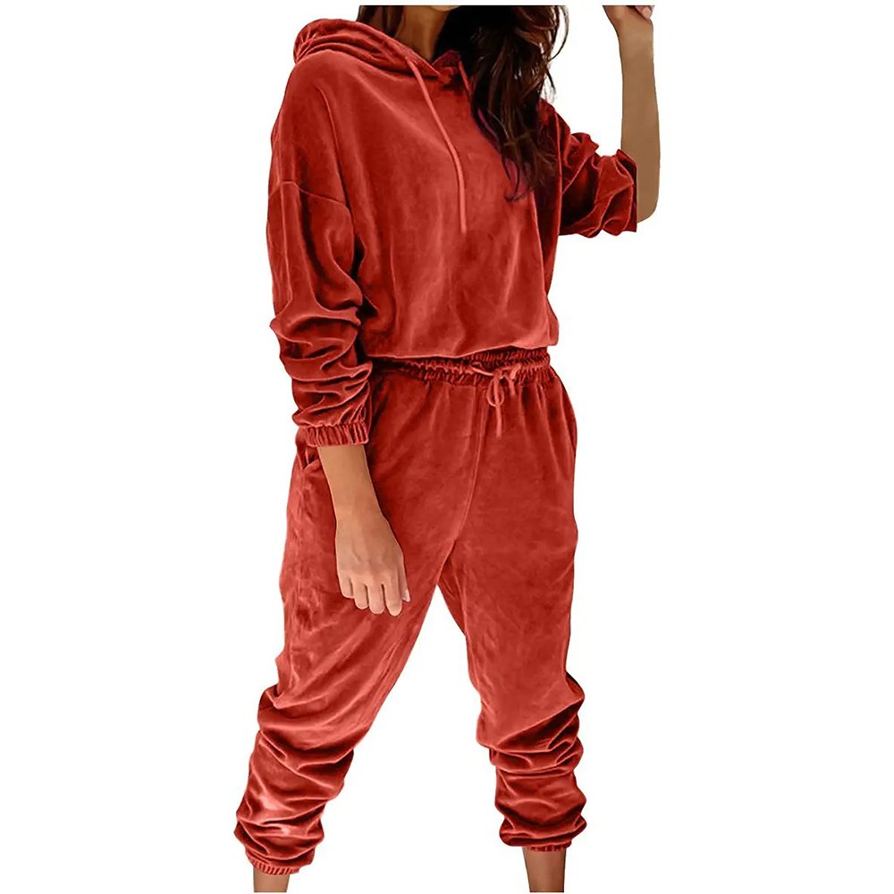 Seamless Fitness Sports Wear High Quality Custom Color Royal Blue Designer Velvet Velour Tracksuit Gym Sweatsuit Clothing Women