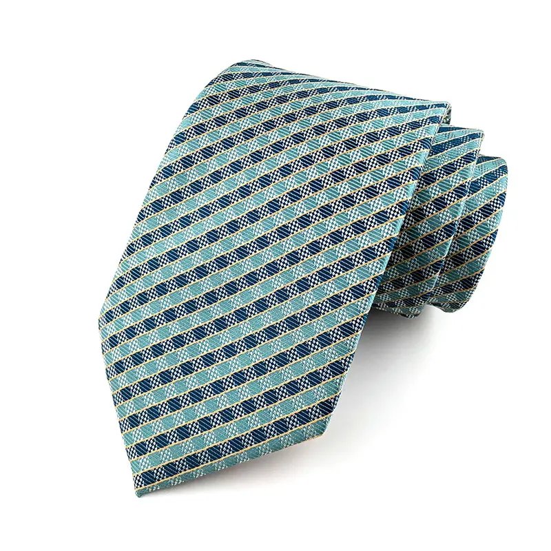 Wholesale High Quality Customized Printed Fashion Trendy Embroidered Polyester Silk Suit Accessories Label Tie For Men