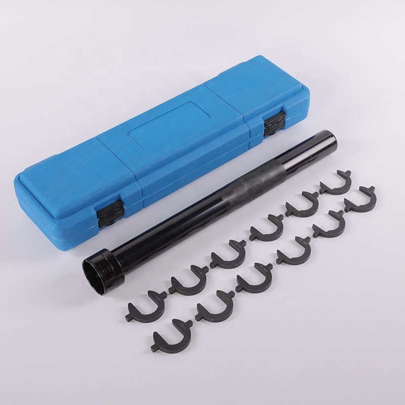 VIKTEC Inner Tie Rod Removal and Installation Mechanic Tool Set with 12 Crowfoot Adapters for Domestic & Import Cars