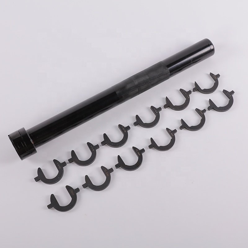 VIKTEC Inner Tie Rod Removal and Installation Mechanic Tool Set with 12 Crowfoot Adapters for Domestic & Import Cars