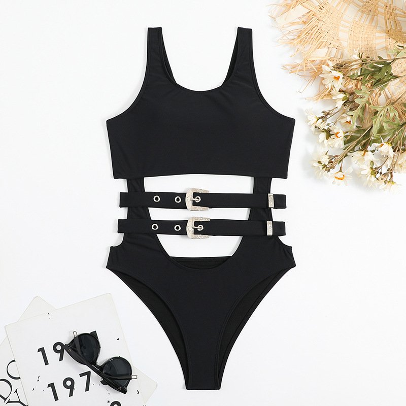 Plus Size Swimwear Sexy Bikini 2024 Swimsuit Hollow Out Bikinis Women Thong Bathing Suits One Piece Swim Wear