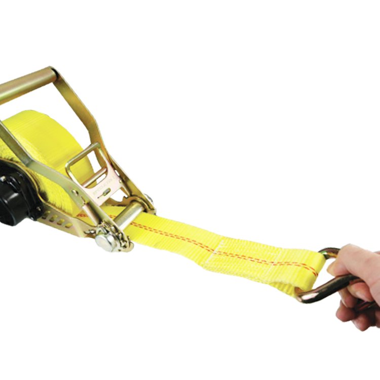 Truck Trailer Tie Down Finger Type Handle Heavy Duty Ratchet Buckle Stainless Steel Cargo Lashing Strap