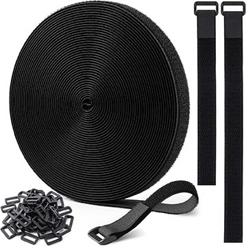 High Quality Nylon One-Sided Hook and Loop Self-Adhesive Buckle Free Cut Velcro Cable Tie