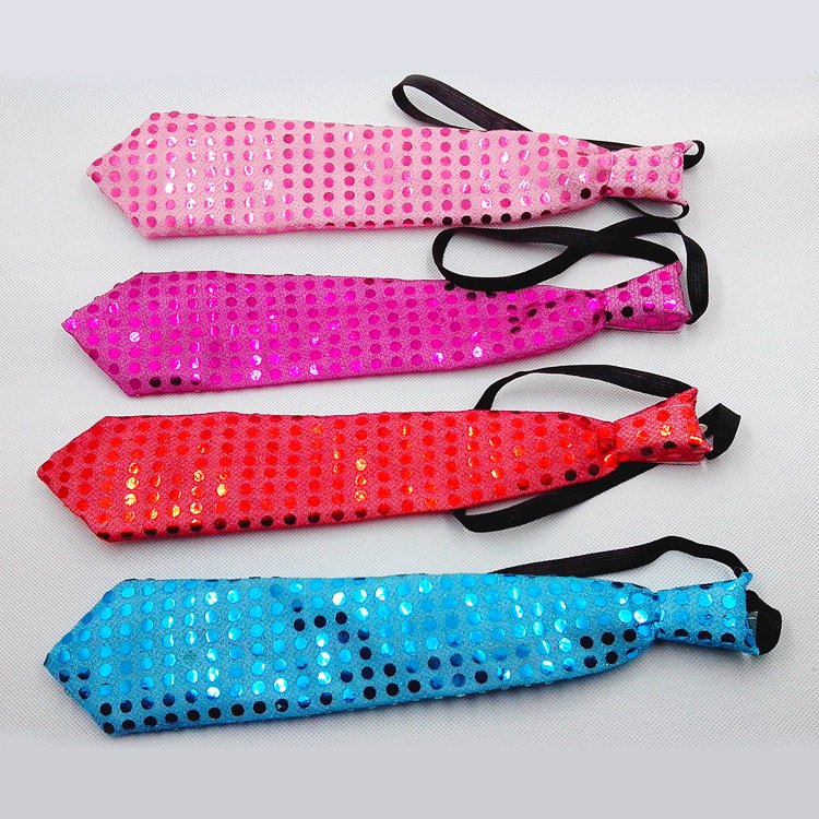 Promotional Pub Club Bar Supplies Event Favors Glow In The Dark Sequin Flash Bow-tie Led Tie Club Bachelor Party Accessories