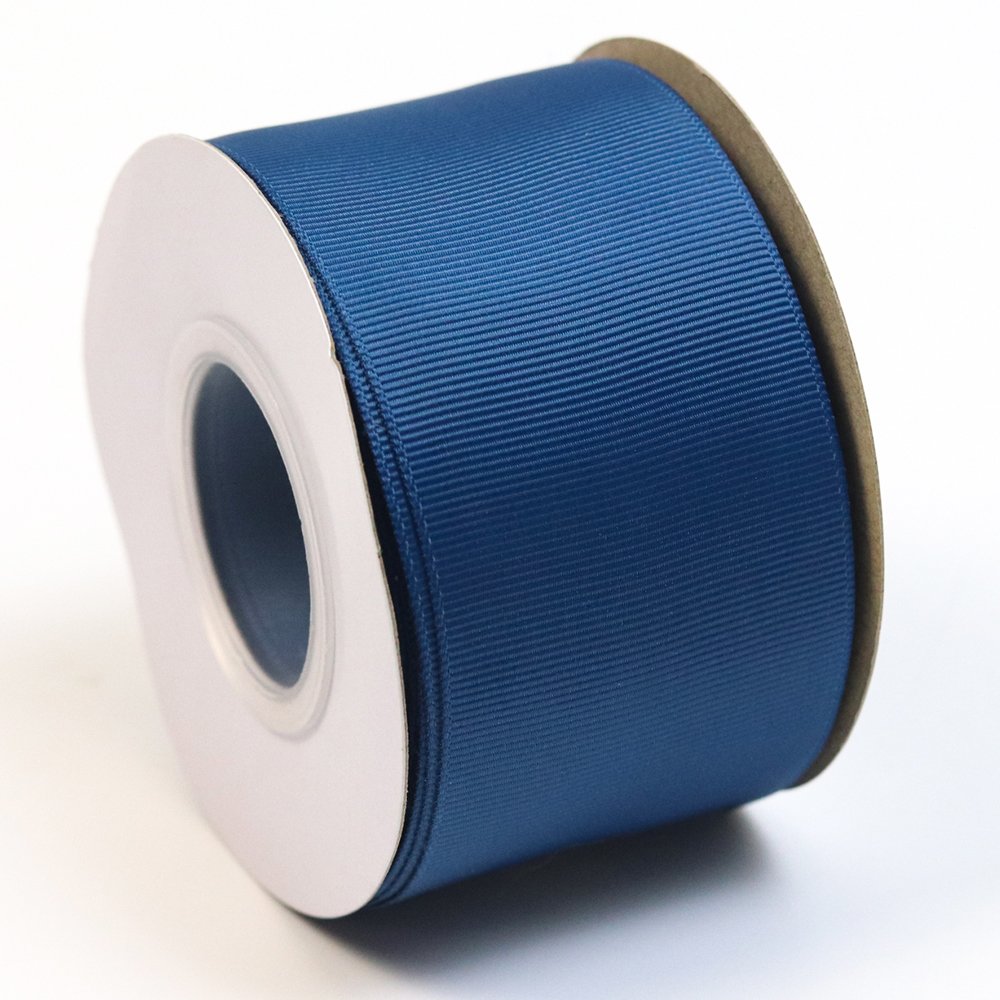 Polyester Grosgrain Gross Grain 3.8cm Ribbon Factory Wholesale Custom 100yards Per Roll 196 Colors RIBBONS Custom Printed Logo