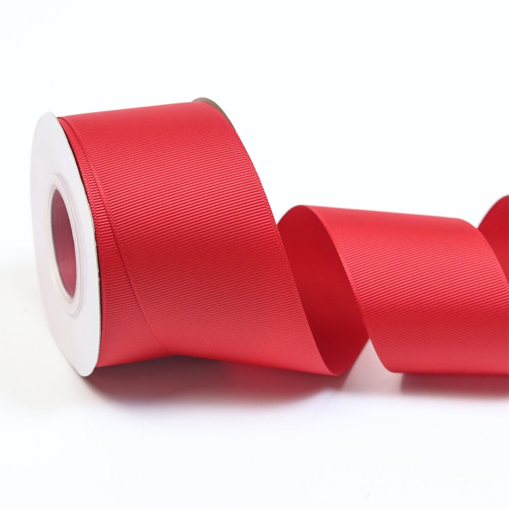 Polyester Grosgrain Gross Grain 3.8cm Ribbon Factory Wholesale Custom 100yards Per Roll 196 Colors RIBBONS Custom Printed Logo