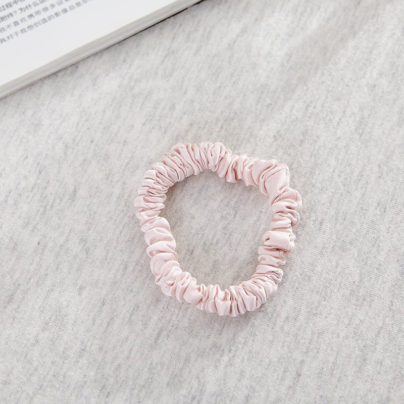 22mm 1cm 100% mulberry silk hair scrunchie box packaging with customized logo