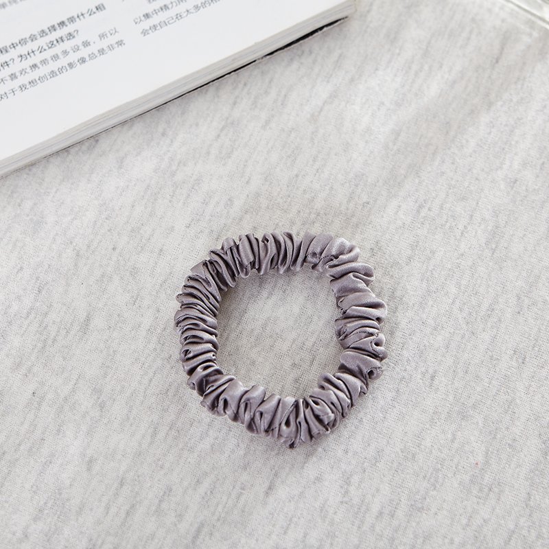 22mm 1cm 100% mulberry silk hair scrunchie box packaging with customized logo