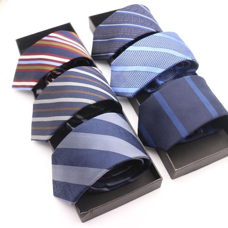 Fashion Custom Jacquard 100 Polyester Neck Tie For Men