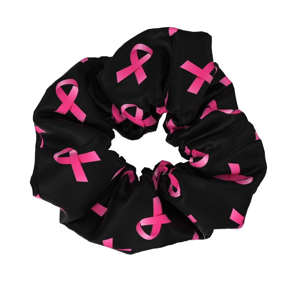 Quick Custom Logo Color Printed Pattern High Elastic Hair Bands Hair Ties Accessories Girl Pink Silk Satin Scrunchies For Women