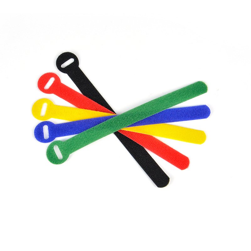 New Arrival Colorful Back To Back Hook And Loop Fastener Self Lock Double Side Adhesive Heavy Duty Hook And Loop Zip Cable Tie
