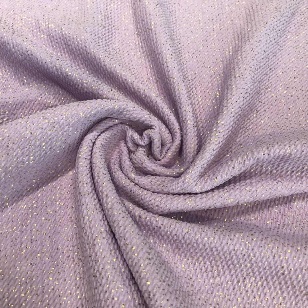 2021 hot sale custom made digital printing shimmer glitter bullet fabric for bows dresses