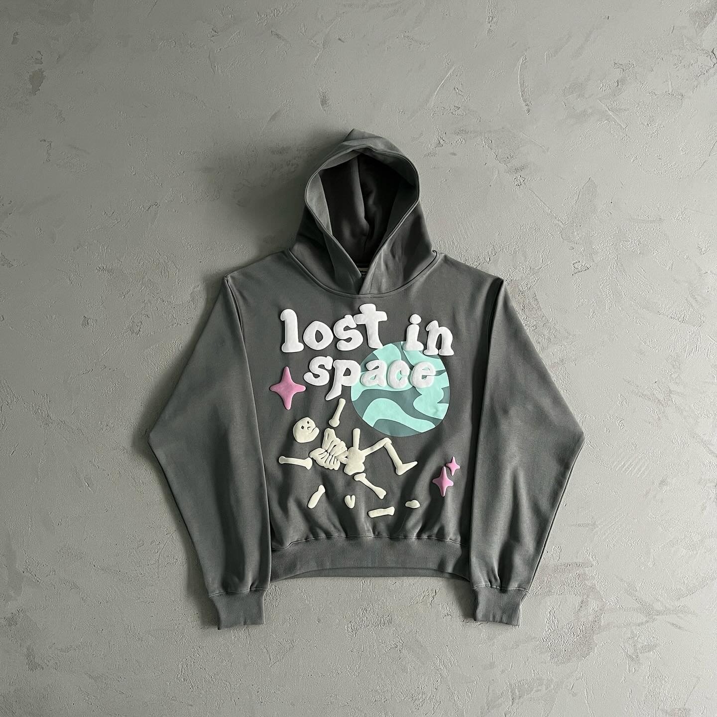 Manufacturer Hot Sell Embroidery Crewneck Puff Print Sweatshirt Custom Logo Puff Printing Blank Cotton Rhinestone Hoodies Unisex