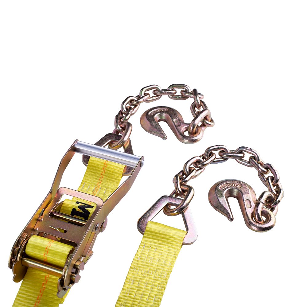 2 inch 27feet ratchet tie down straps chain extension ratchet straps