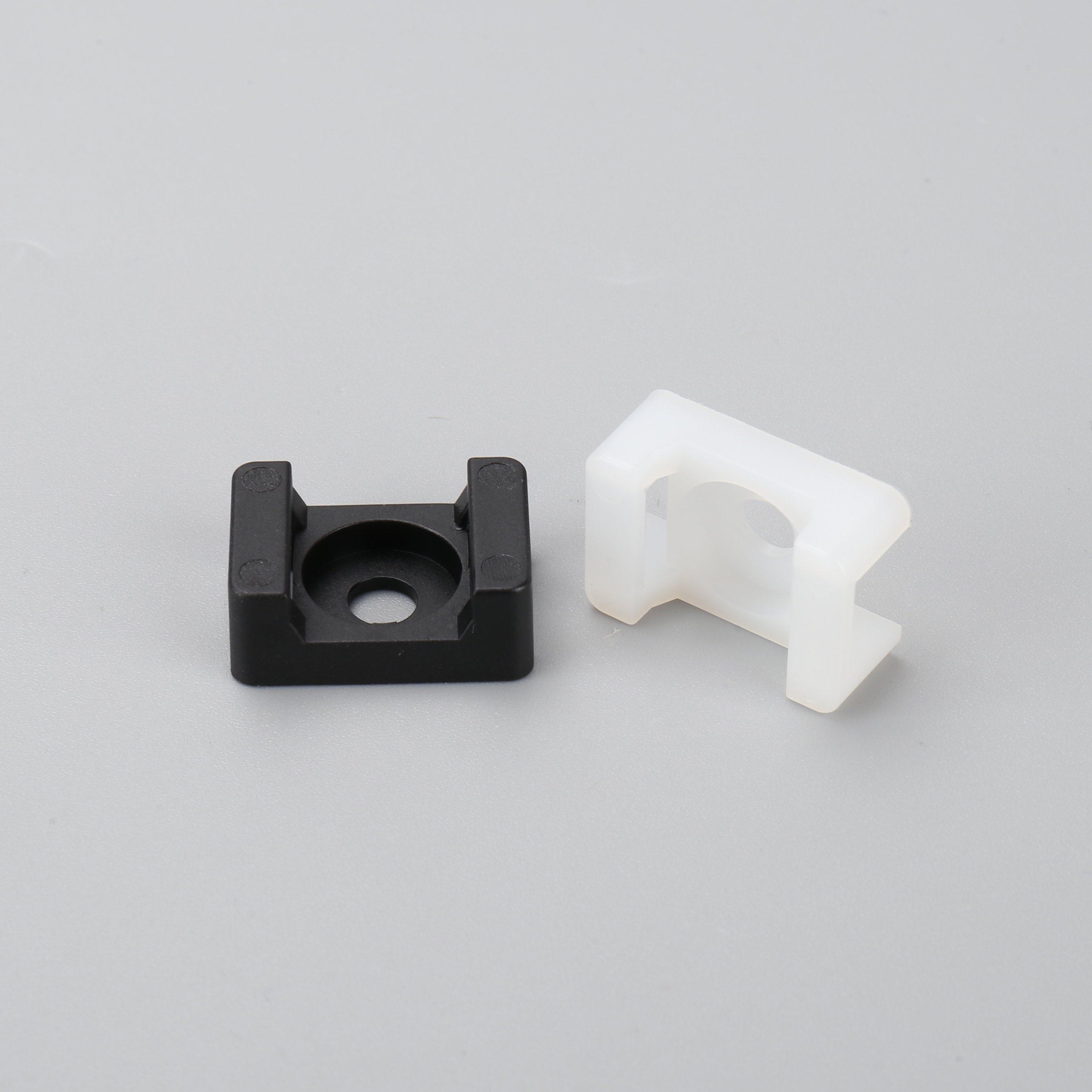 OUORO HC-2S(Hole diameter 5.3mm)Saddle Type Self Adhesive Plastic Cable Tie Mount