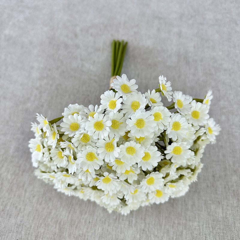 QYY best selling 7heads decorative daisy flowers cheap artificial chrysanthemum for home decoration
